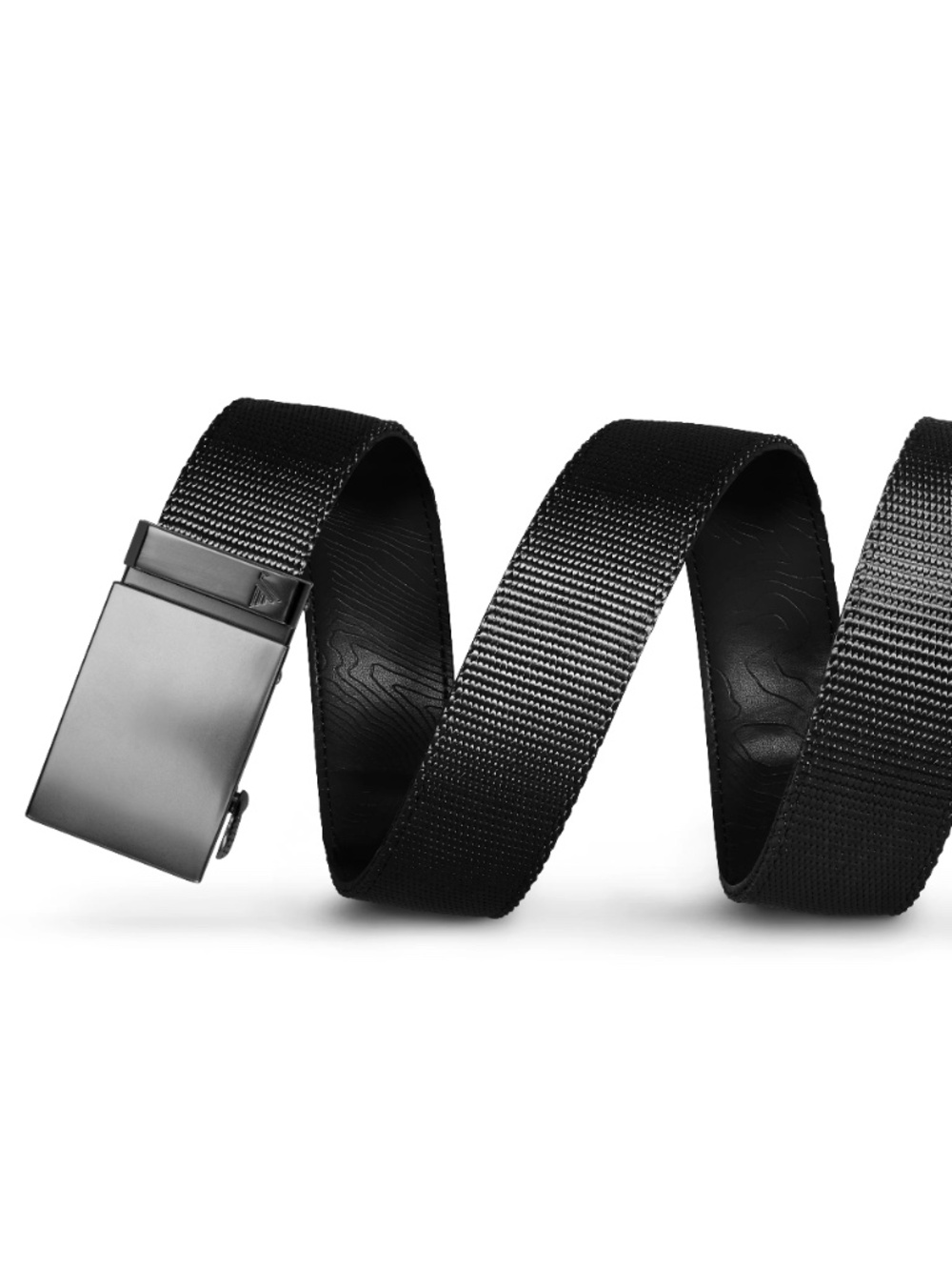 Mission Belt Men's Blackout Nylon Ratchet Belt, XL, Gunmetal and Black - NWOT